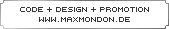 Design Code und Online Promotion von Max Mondon